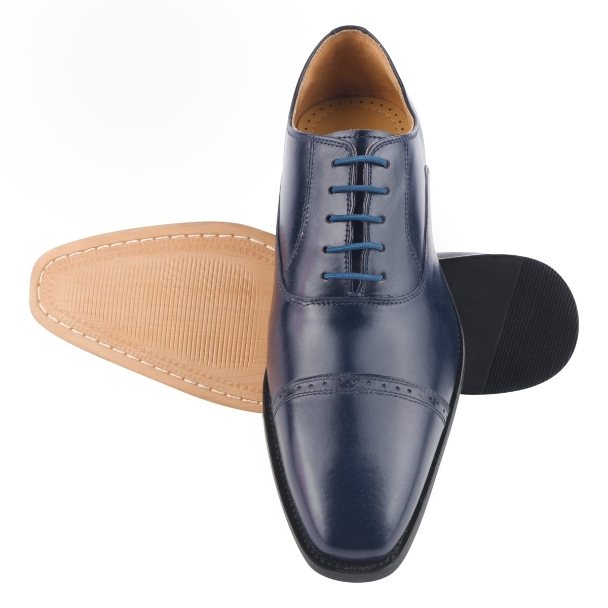Liberty Zeno Oscar Mens Leather Lace up Oxford Designer Dress Shoes