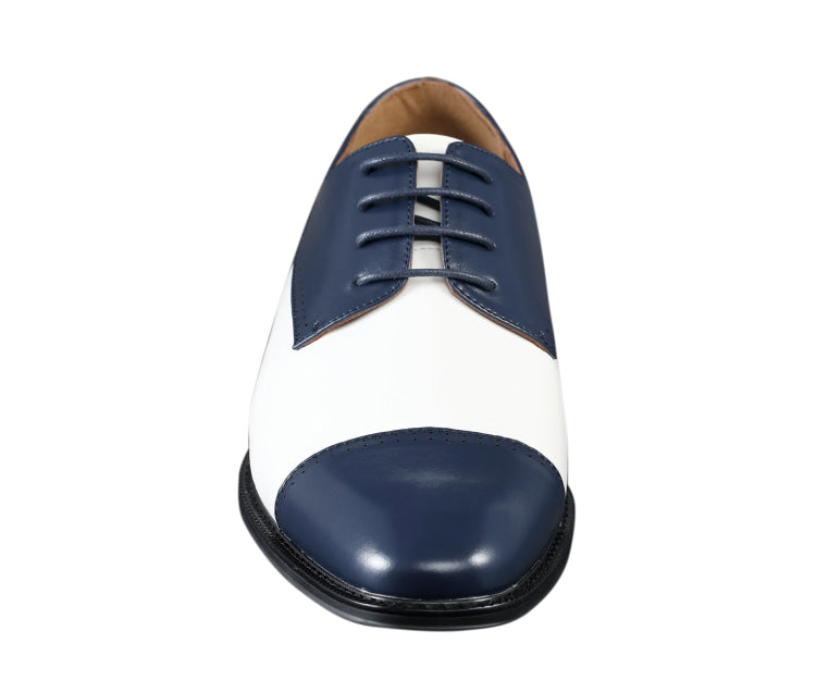 Amali Archer Navy Oxfords — product view 4