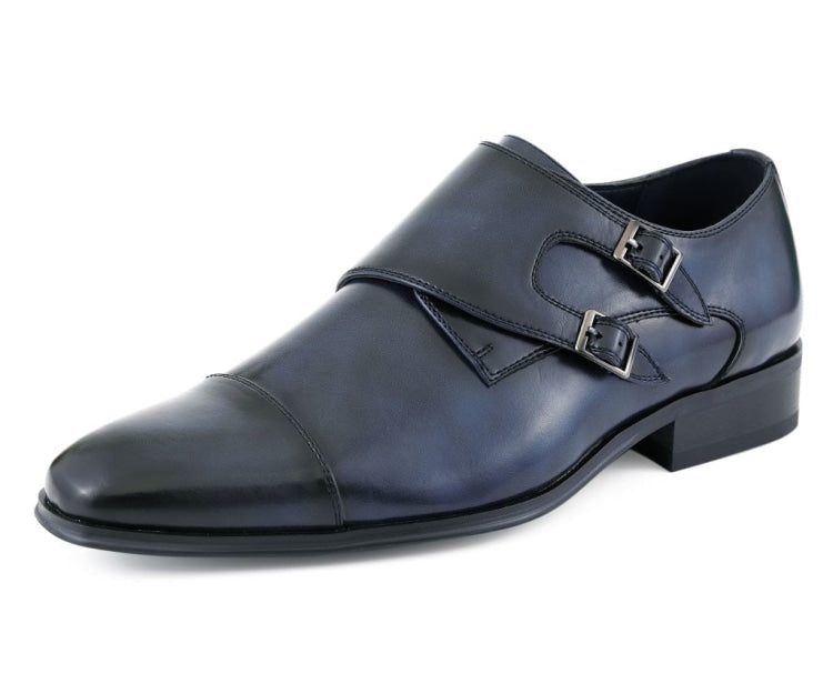 Amali Tucker Navy Oxfords — product view 1
