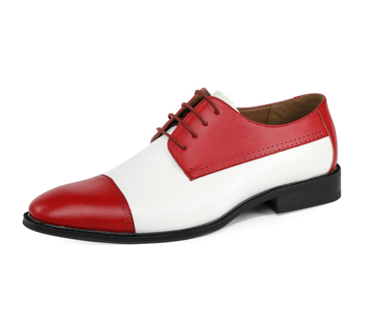 Amali Archer Red Oxfords — product view 1