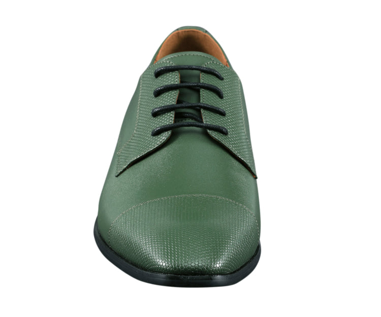 Amali Russo Green Oxfords — product view 4