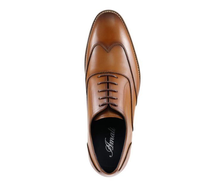 Amali Theo Cognac Oxfords — product view 3