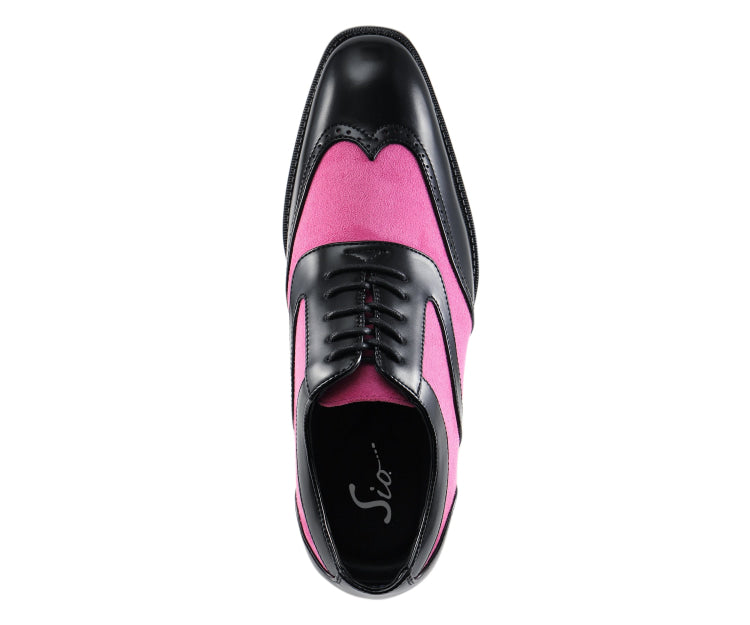 Sio Men’s Brighton Fuchsia – Detail Close-Up