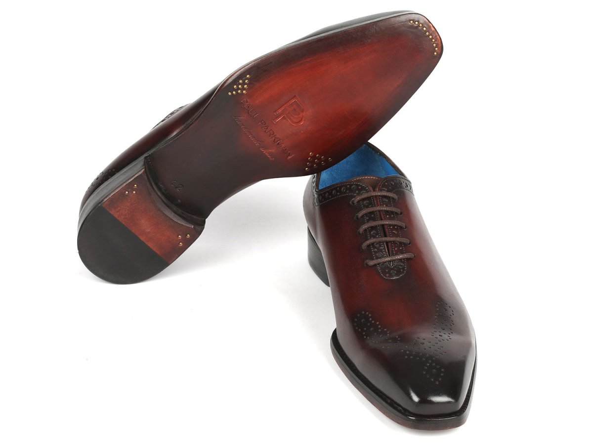 Paul Parkman Goodyear Welted nched Oxfords Brown