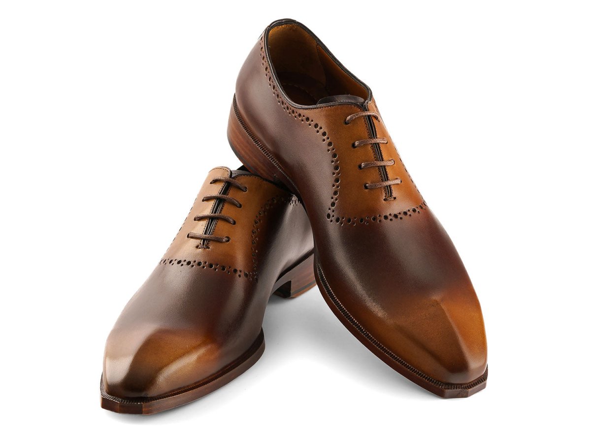 Paul Parkman Men's Antique Brown Oxfords (IDAG444BRW)