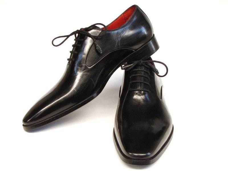Paul Parkman Men's Black Oxfords Leather Upper and Leather Sole (ID019 - BLK)