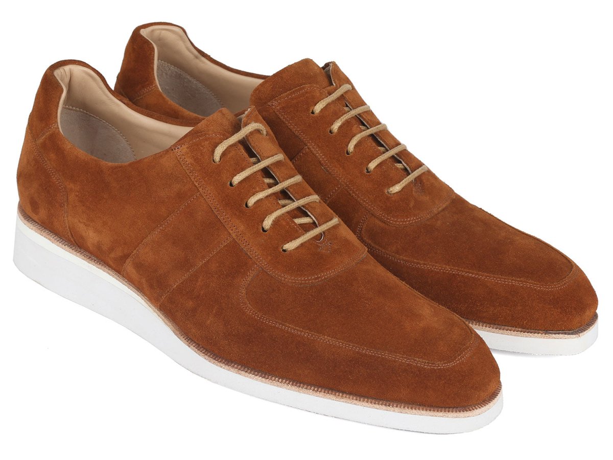 Paul Parkman Men's Casual Shoes Camel Suede