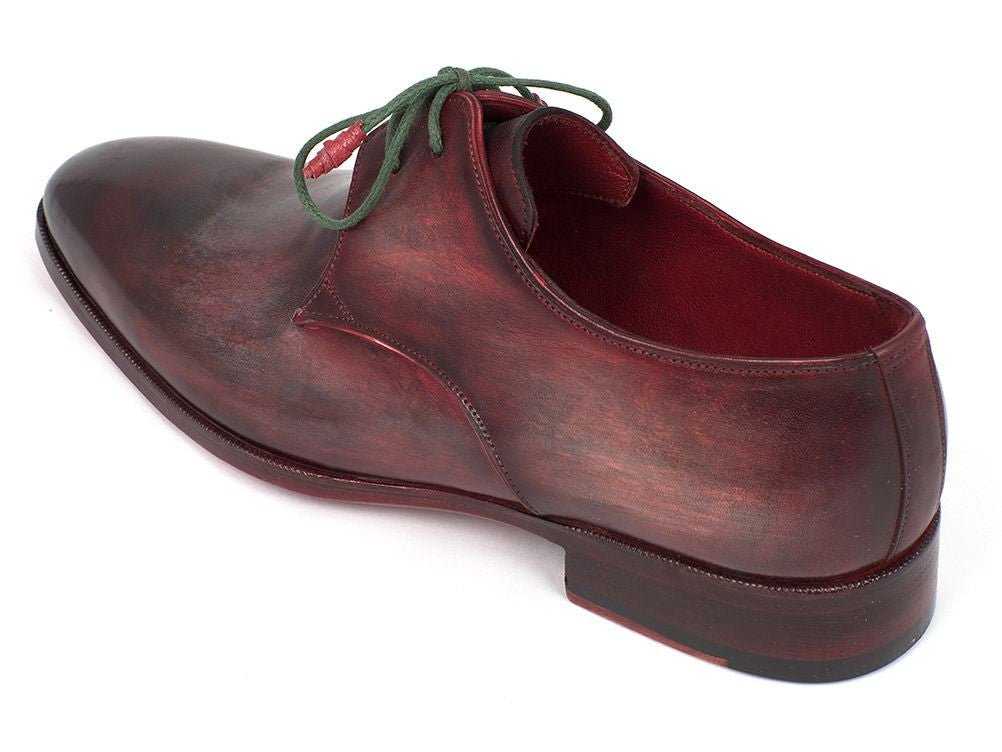 Paul Parkman Men's Hand Painted Leather Derby Shoes in Mixed Color