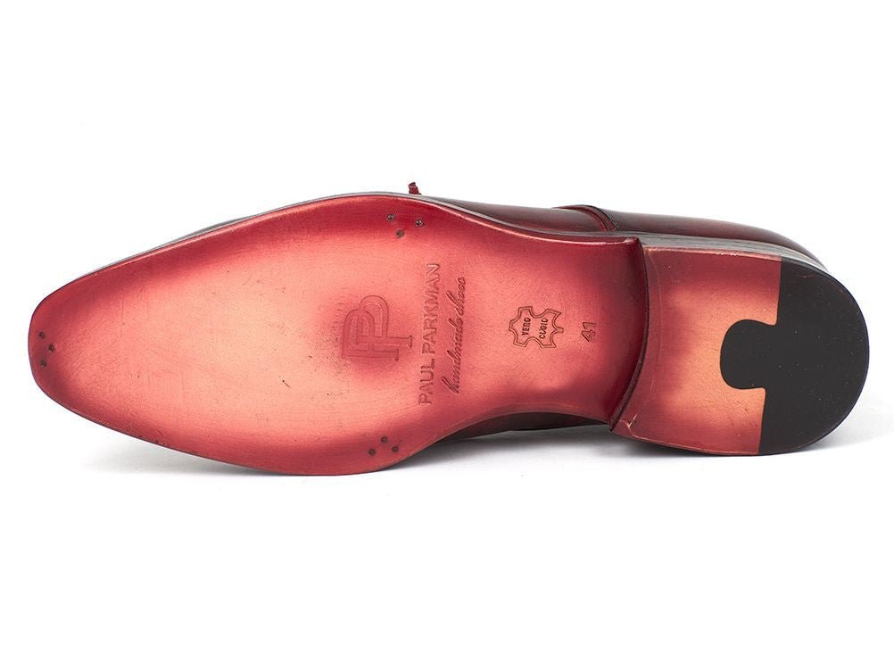 Paul Parkman Men's Hand Painted Leather Derby Shoes in Mixed Color