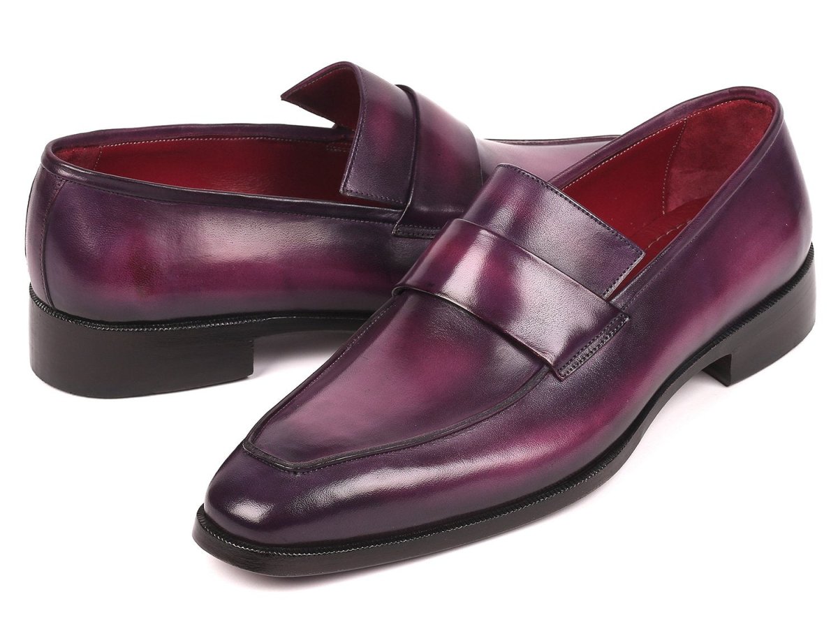 Paul Parkman Men's Loafers Purple (ID93PR814)