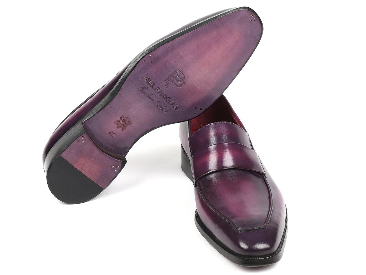 Paul Parkman Men's Loafers Purple (ID93PR814)