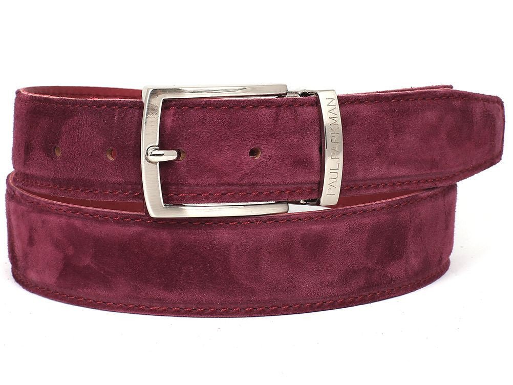 Paul Parkman Men's Purple Suede Belt (IDB06 - RP)