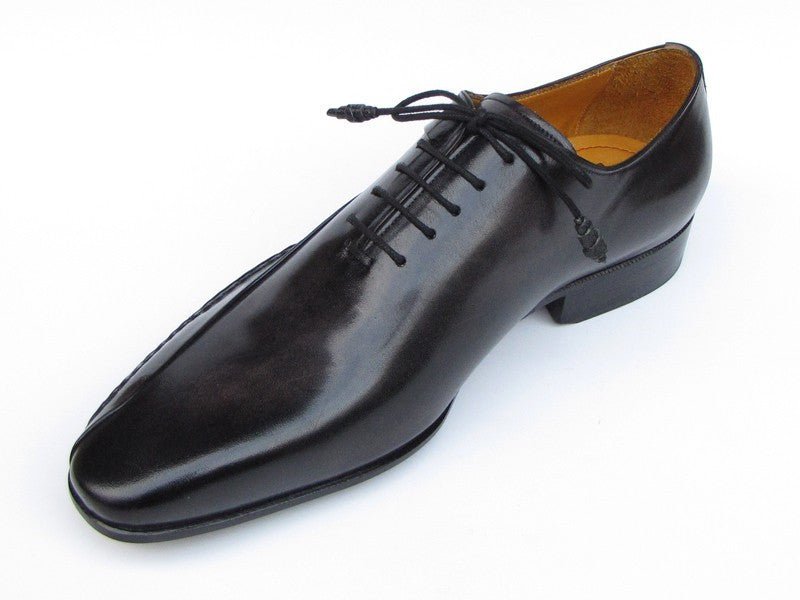 Paul Parkman Men's Side HandsewnLeather Oxfords in Black