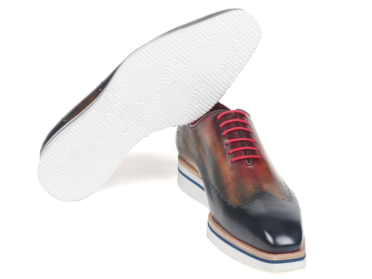 Paul Parkman Men's Smart Casual Wingtip Oxfords in Multiple Colors