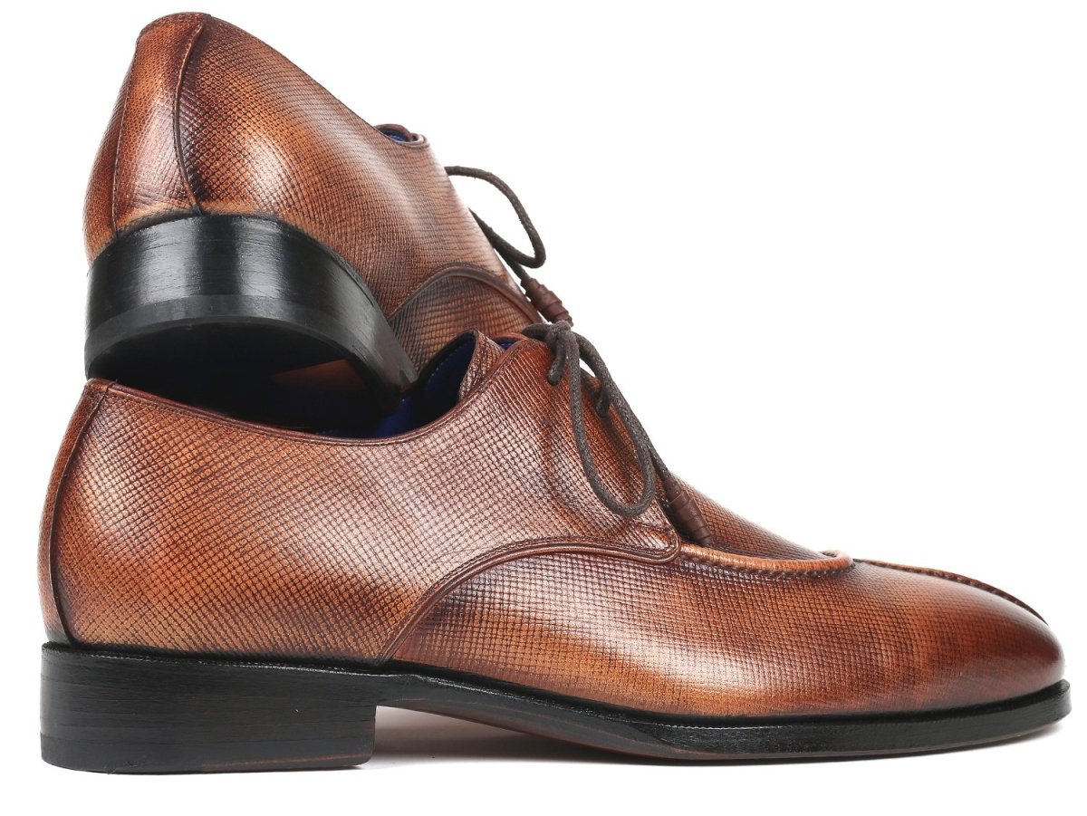 Paul Parkman Men's Split Toe Derby Shoes in Brown