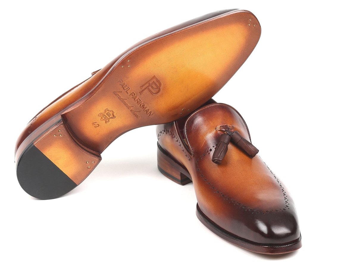 Paul Parkman Men's Tassel Loafer Brown (ID66T81 BRW)