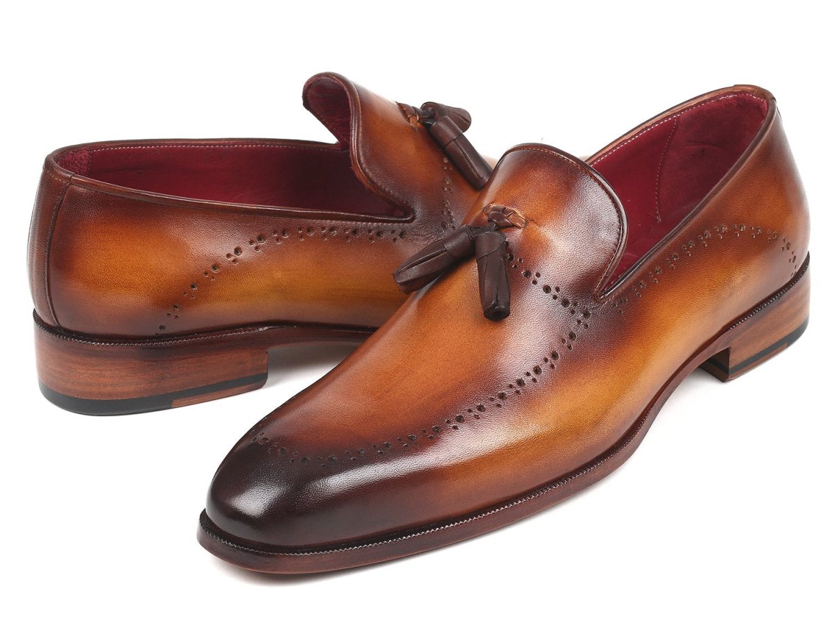 Paul Parkman Men's Tassel Loafer Brown (ID66T81 BRW)