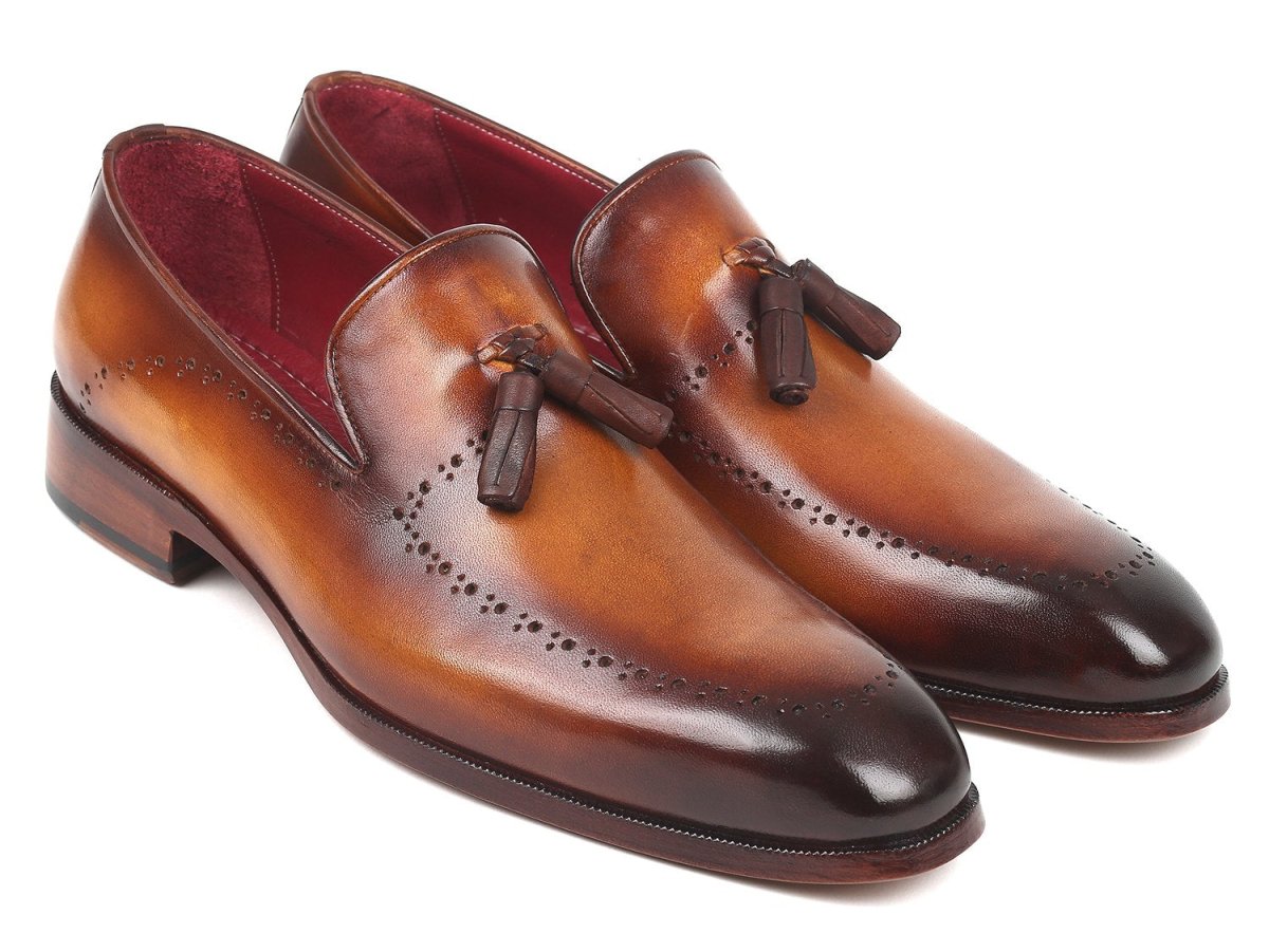 Paul Parkman Men's Tassel Loafer Brown (ID66T81 BRW)