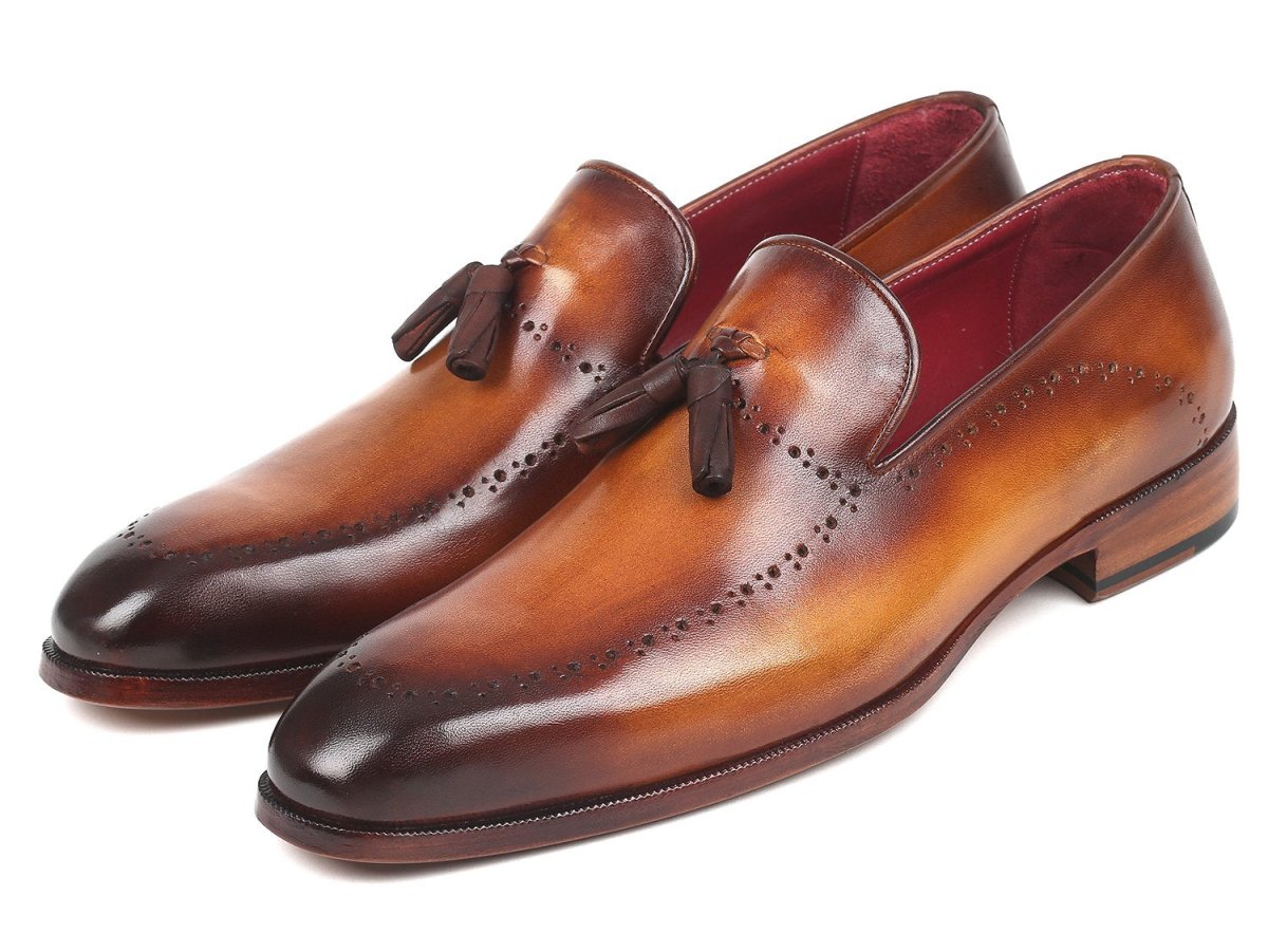 Paul Parkman Men's Tassel Loafer Brown (ID66T81 BRW)