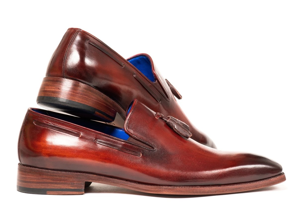 Paul Parkman Men's Tassel Loafer Garnet Brown (ID5141GBRW)