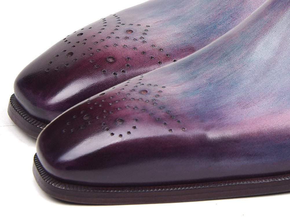 Paul Parkman Side Lace Oxfords Purple (ID901F89)