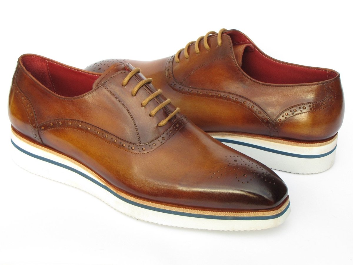 Paul Parkman Smart Casual Men's Brown Oxfords (ID184SNK - BRW)