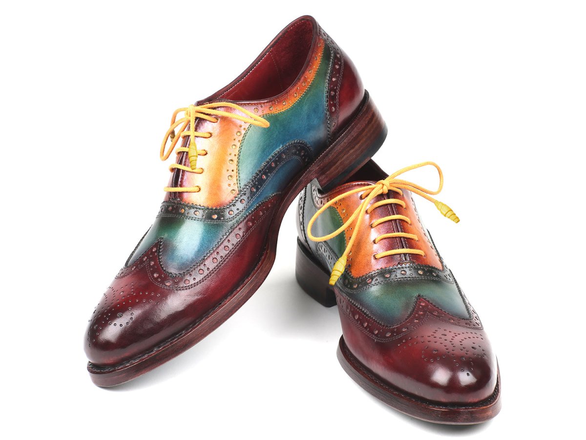 Paul Parkman Wingtip Oxfords Goodyear Welted Multicolor (ID027 - MIX)