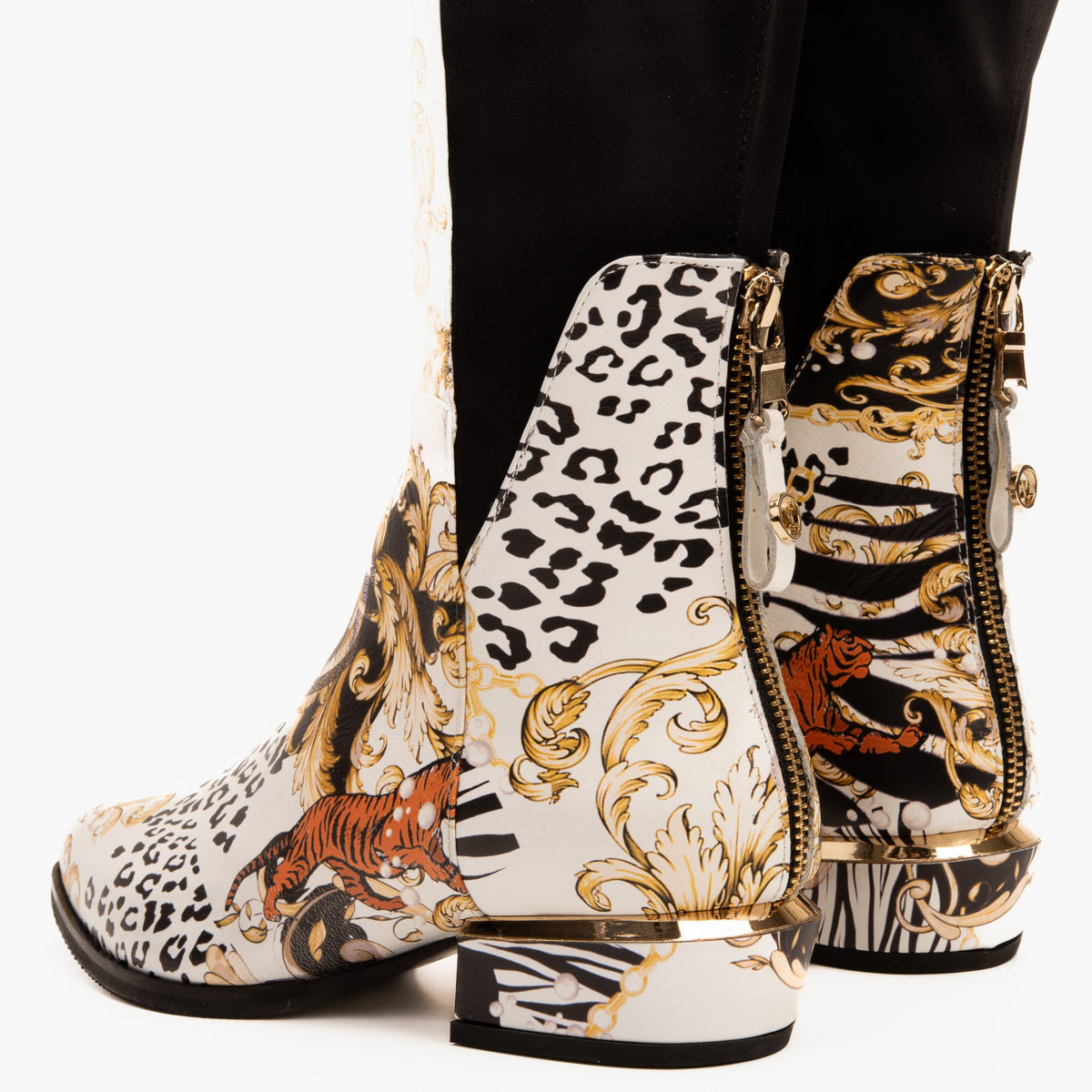 Vinci Leather The Perugia Leather Pointy Toe Knee High Women Boot – product view 5
