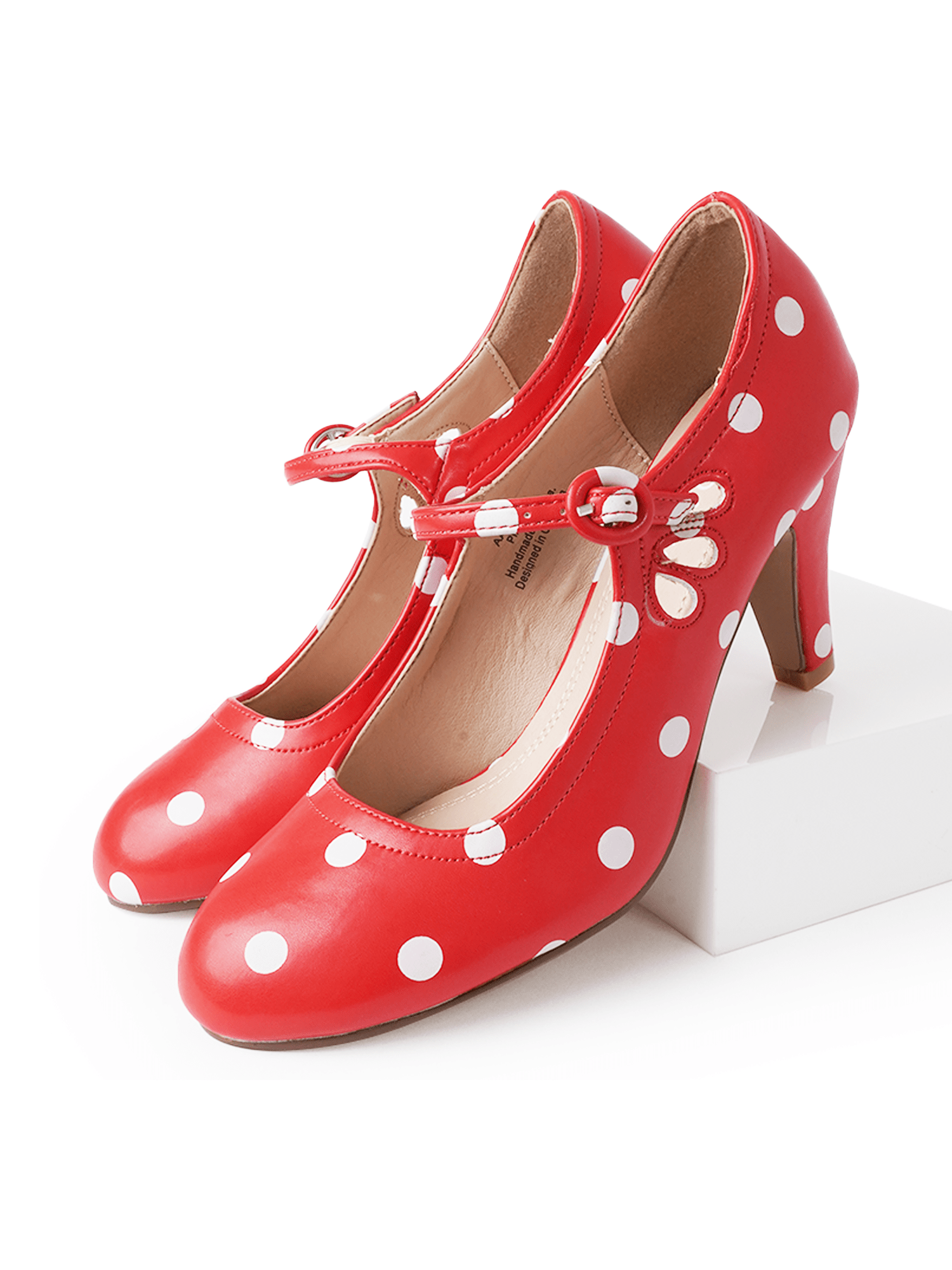 Pixie | Red/White Polka Dot
