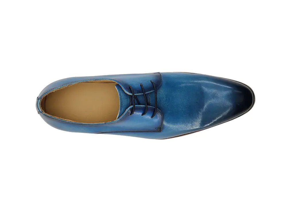 Carrucci Shoes Plain Toe Blucher Oxford Calfskin Leather Ks55204