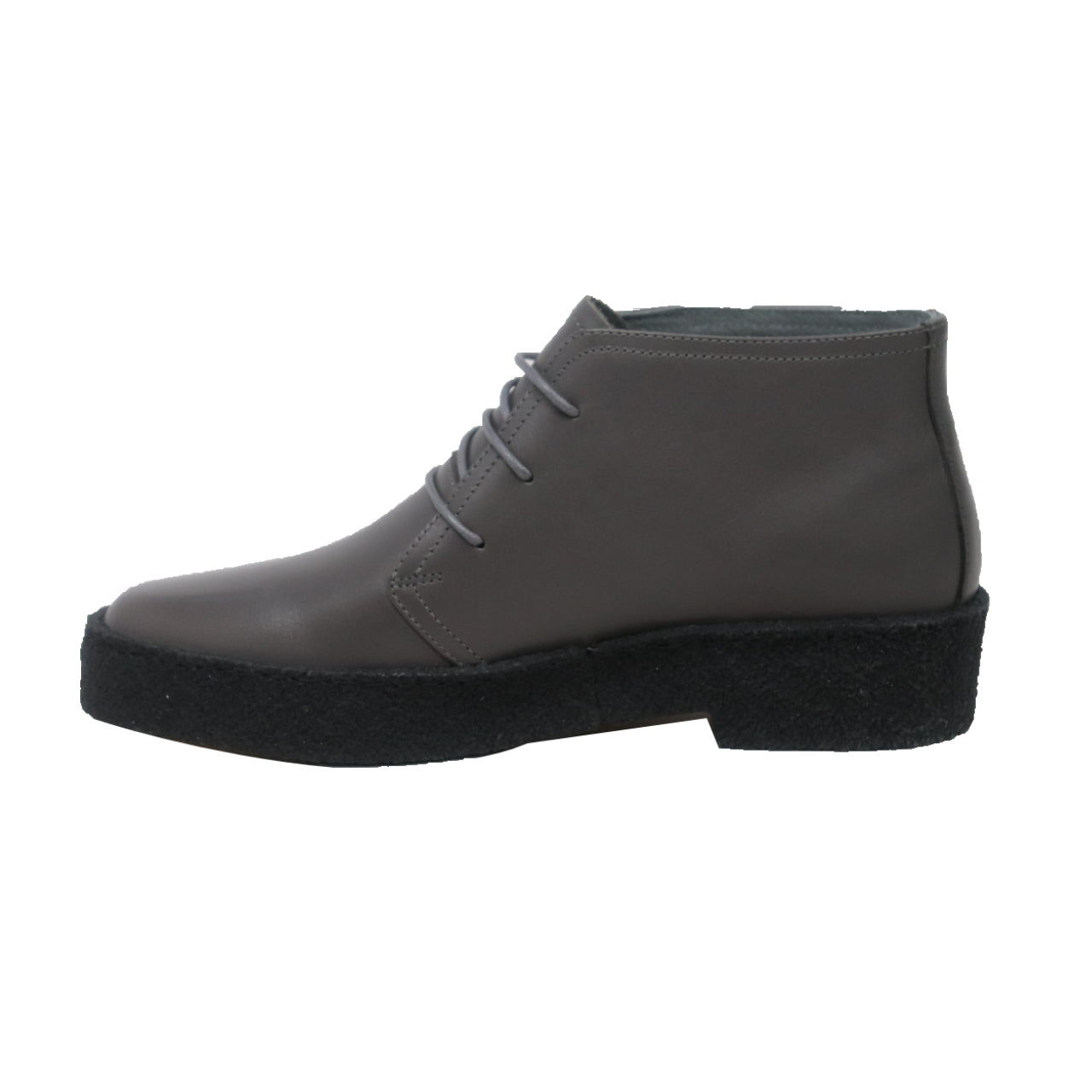British Walkers Playboy Original Men's High Top Black Leather Shoes with Gummy Soles view 32