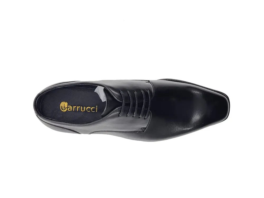 Carrucci Shoes Premium Burnished Blucher Oxford Calfskin KL90102