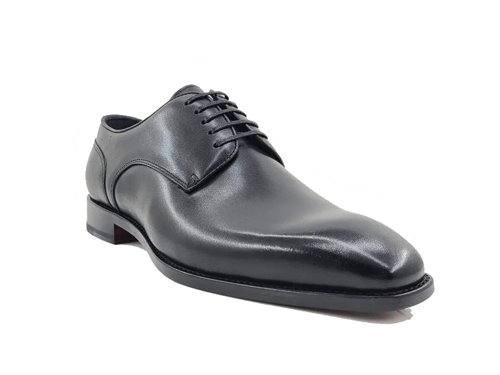 Carrucci Shoes Premium Burnished Blucher Oxford Calfskin KL90102