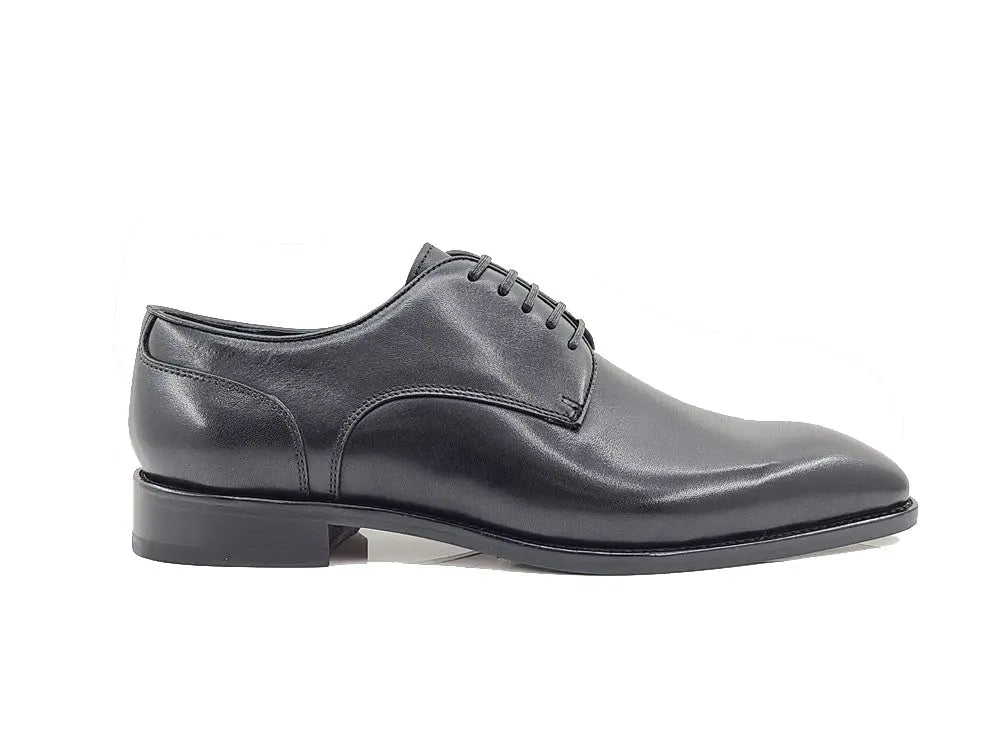 Carrucci Shoes Premium Burnished Blucher Oxford Calfskin KL90102
