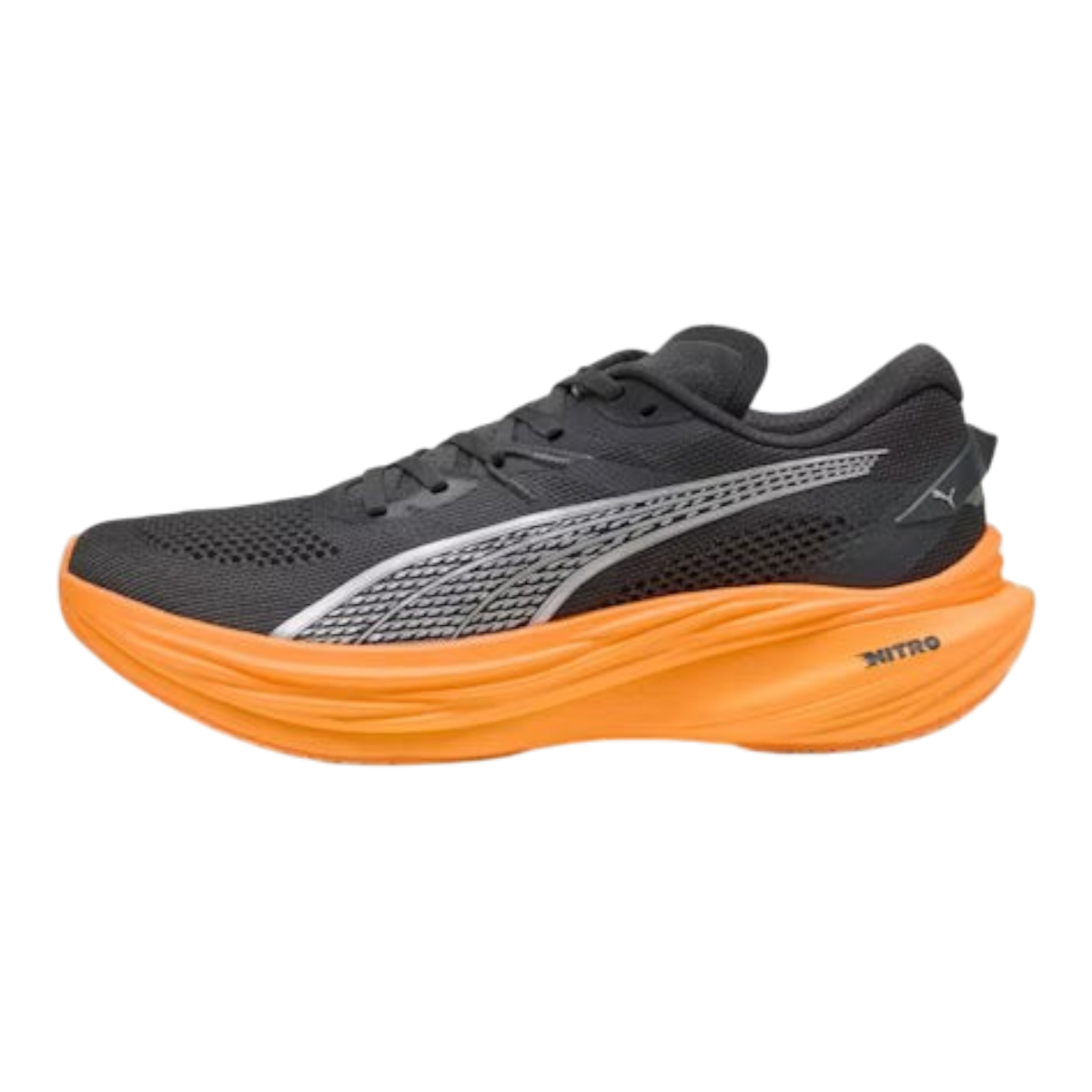 PUMA Deviate Nitro 3 Men's Running Shoes — Dusky Gray/Heat Fire