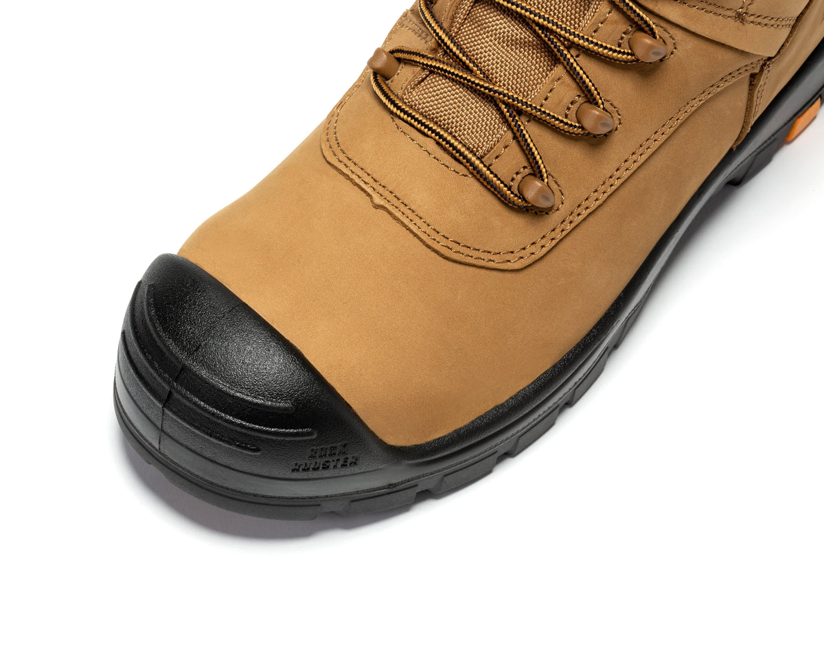rockrooster Beaufort Men's Brown 8 inch Waterproof Composite Toe Work Boots AK831 – product view 5