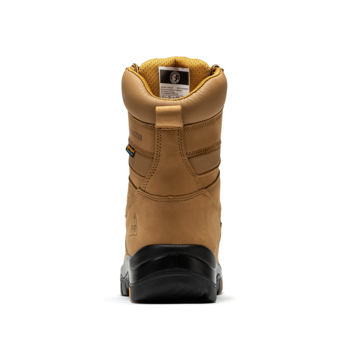 rockrooster Beaufort Men's Brown 8 inch Waterproof Composite Toe Work Boots AK831 – product view 7