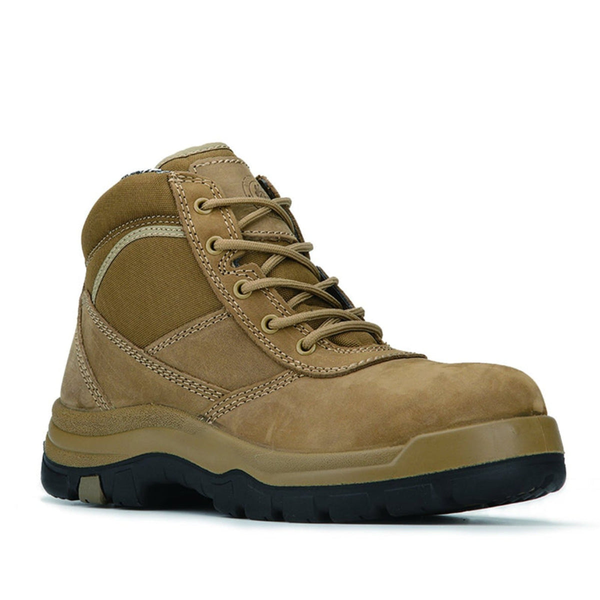 ROCKROOSTER Cortez Brown 6 Inch Steel Toe Leather Work Boots AK250 – product view 1