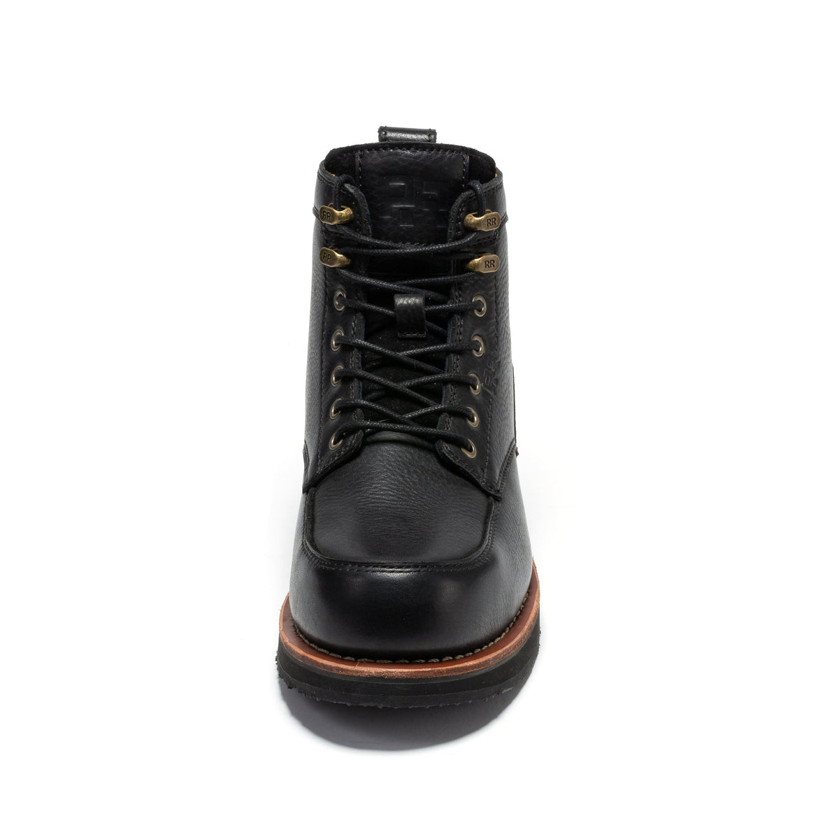 ROCKROOSTER Edgewood Men's 6 Inch Black Steel Toe Wedge Work Boots SAP610BK – product view 9