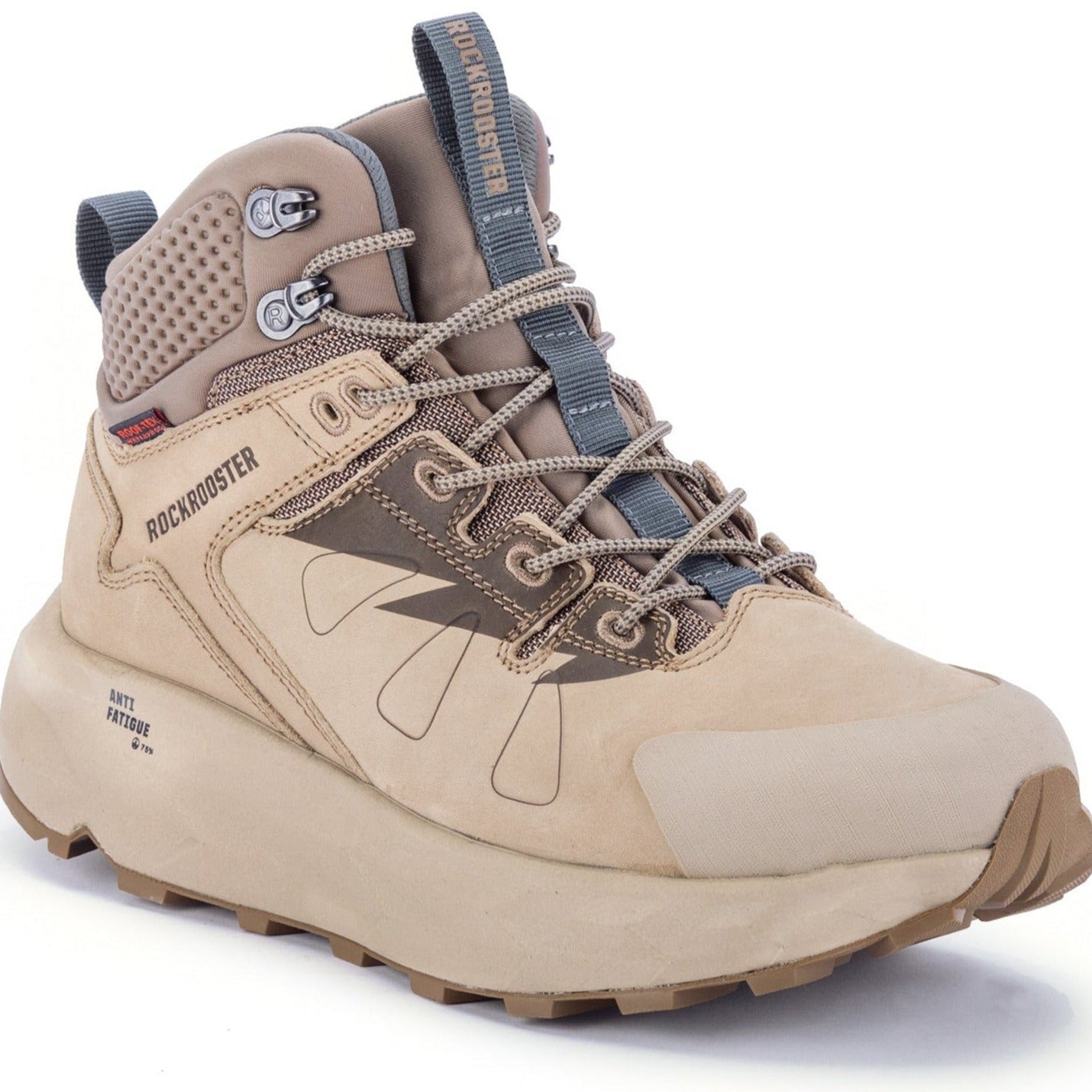 rockrooster Farmington Sand 6 Inch Waterproof Hiking Boots with VIBRAM® Outsole OC21035