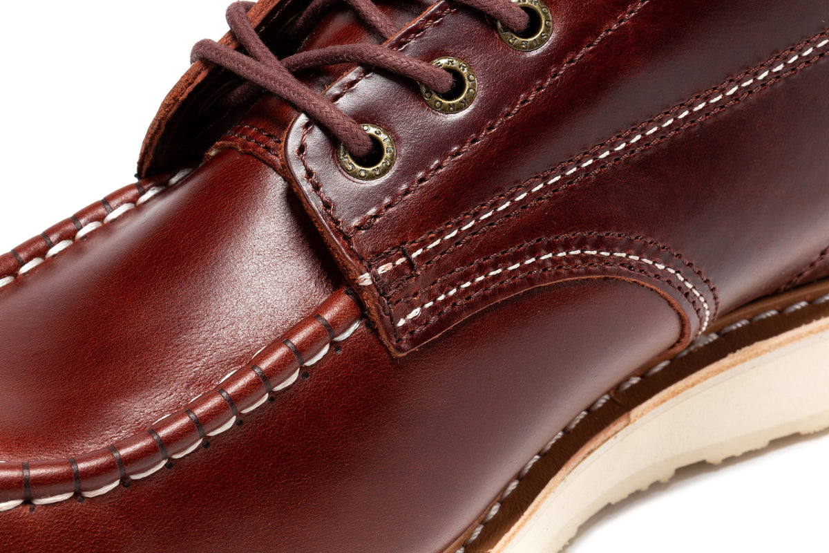 ROCKROOSTER Norwood Cherry Brown Men's 6 inch Soft Toe Wedge Work Boots SAP600 – product view 14