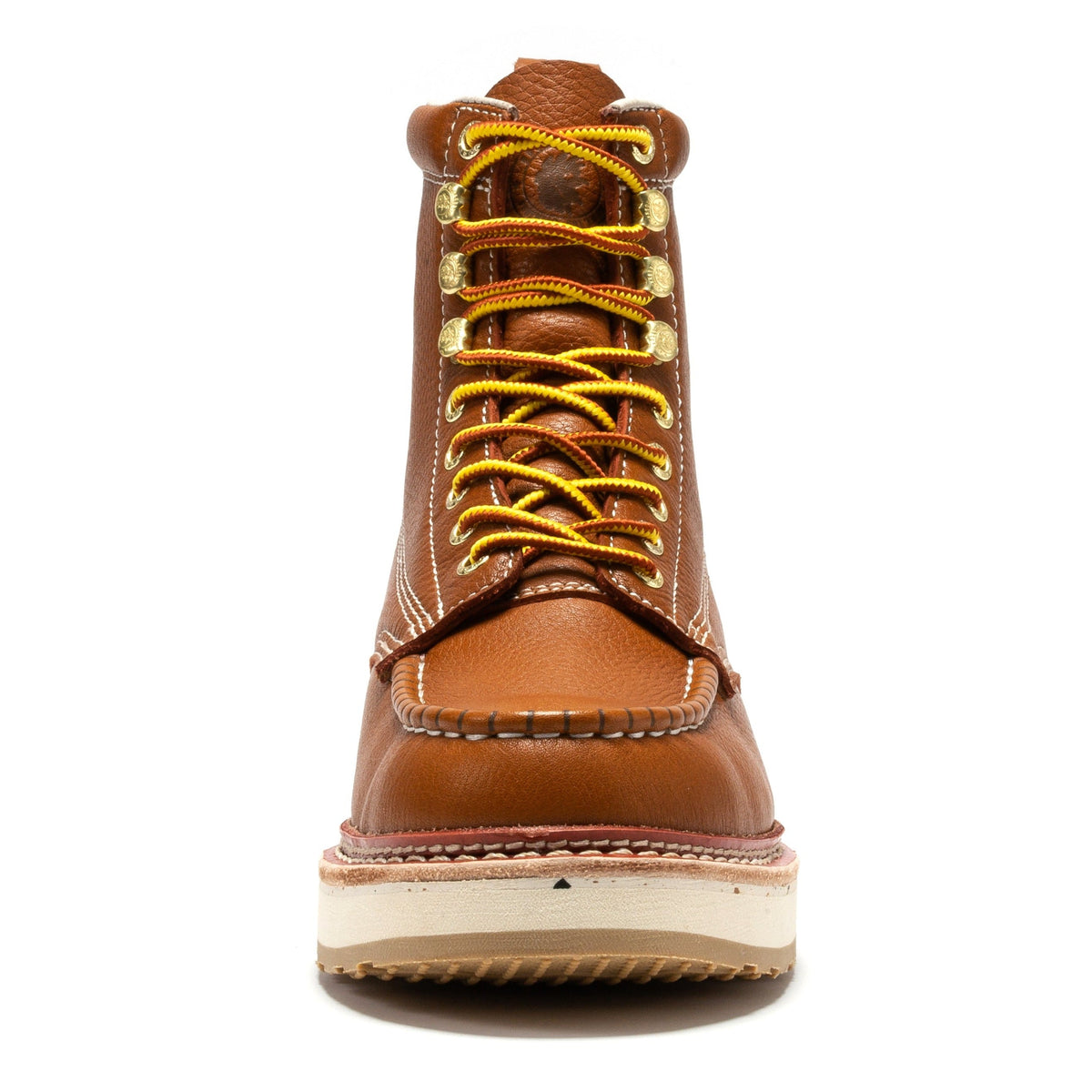 ROCKROOSTER Norwood Men's 6 inch Brown Soft Toe Wedge Work Boots SAP611 – product view 7