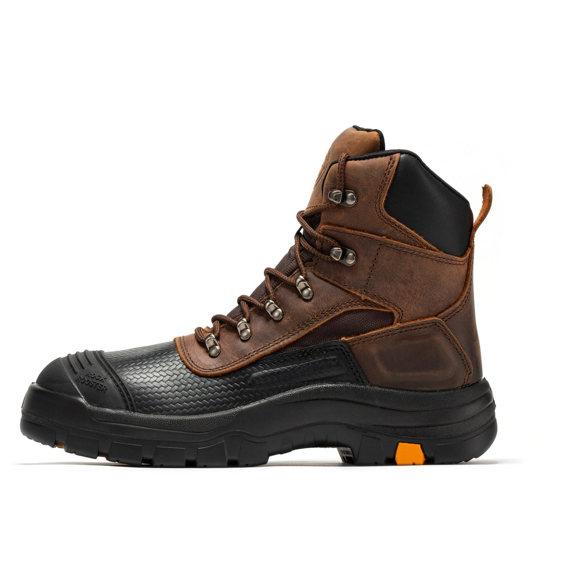 ROCKROOSTER Sedona 6 Inch Waterproof Steel Toe Leather Work Boots AK216 – product view 3