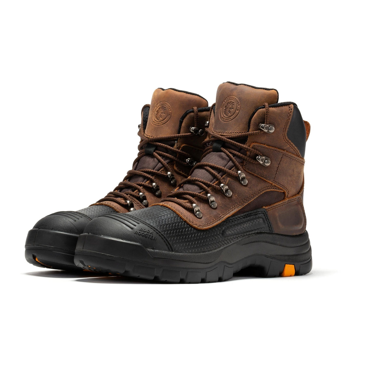 ROCKROOSTER Sedona 6 Inch Waterproof Steel Toe Leather Work Boots AK216 – product view 9