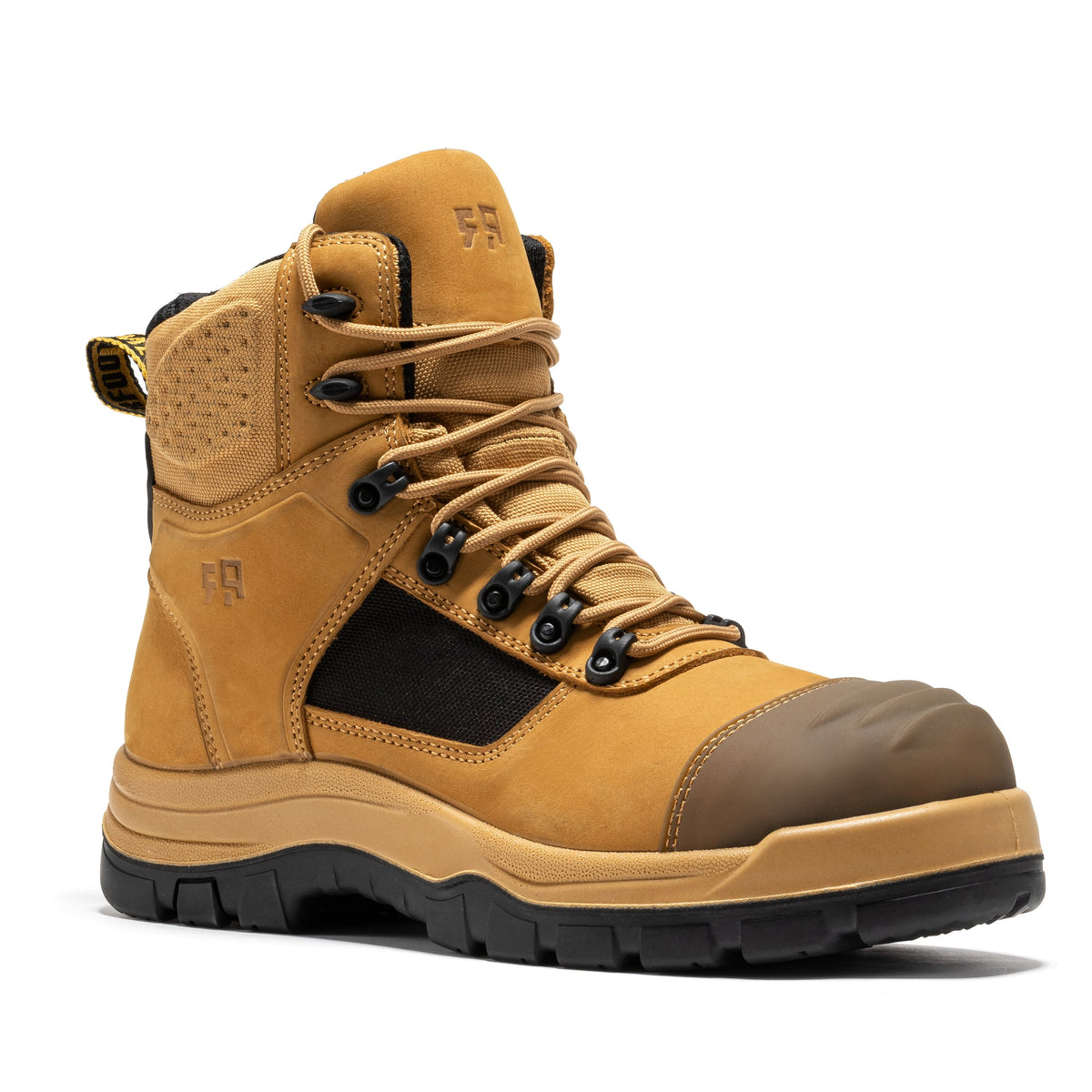 ROCKROOSTER Stowe Black 7 inch Composite Toe Leather Work Boots CP212BK – product view 8