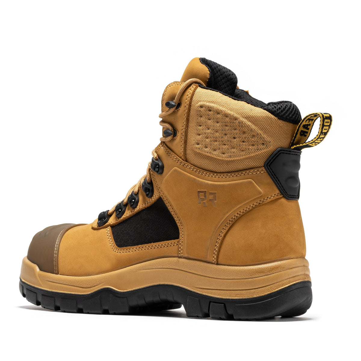 ROCKROOSTER Stowe Black 7 inch Composite Toe Leather Work Boots CP212BK – product view 9