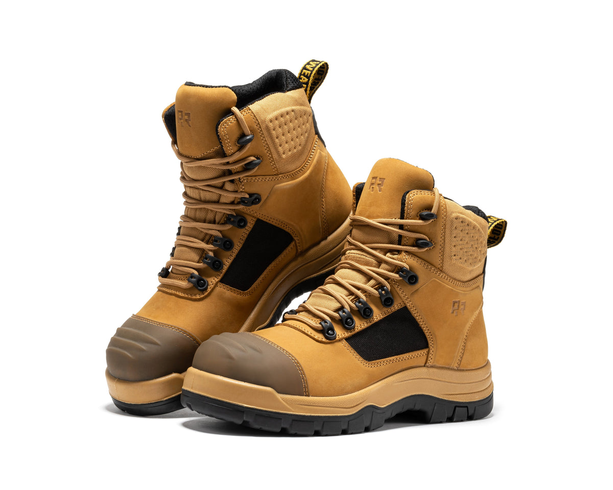 ROCKROOSTER Stowe Black 7 inch Composite Toe Leather Work Boots CP212BK – product view 12
