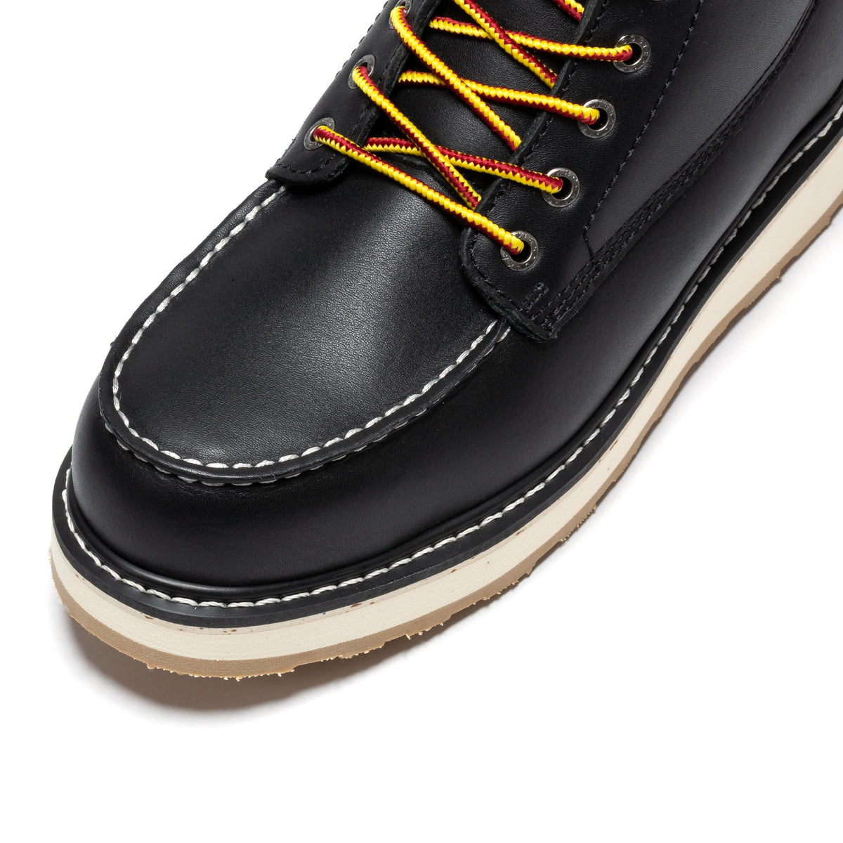 ROCKROOSTER Trinidad Men's 6 inch Black Steel Toe Wedge Work Boots SAP2301 – product view 8