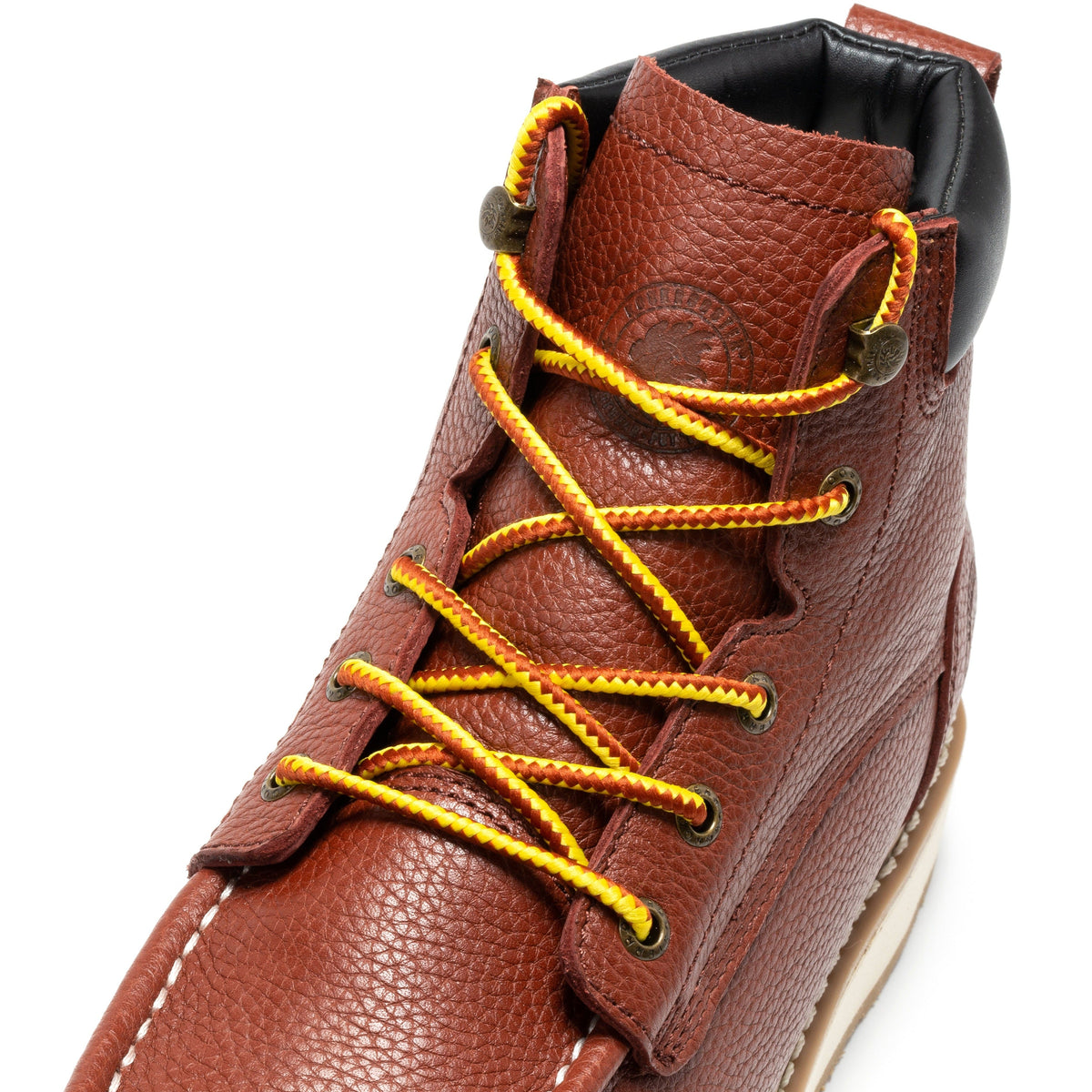 ROCKROOSTER Walker Men's 6 Inch Brown Soft Toe Wedge Work Boots SAP360 – product view 7