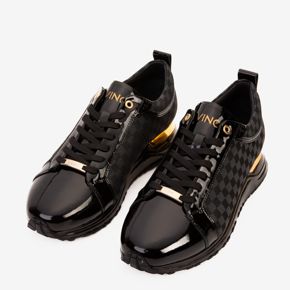 Vinci Leather The Monte Carlo Black Men Sneaker Limited Edition – product view 5